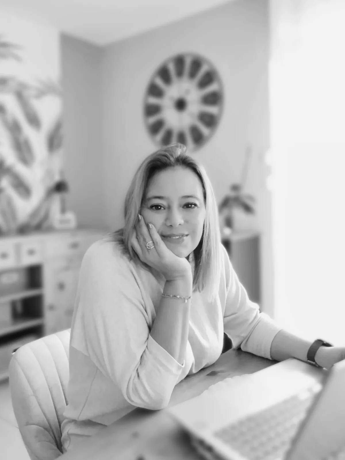 Nathalie Taboas à son bureau